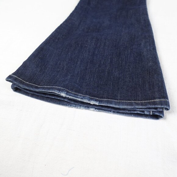 Fidelity Denim Skip Low Rise Flare Jeans Women's 32 (34x31) Made in USA - Picture 14 of 14